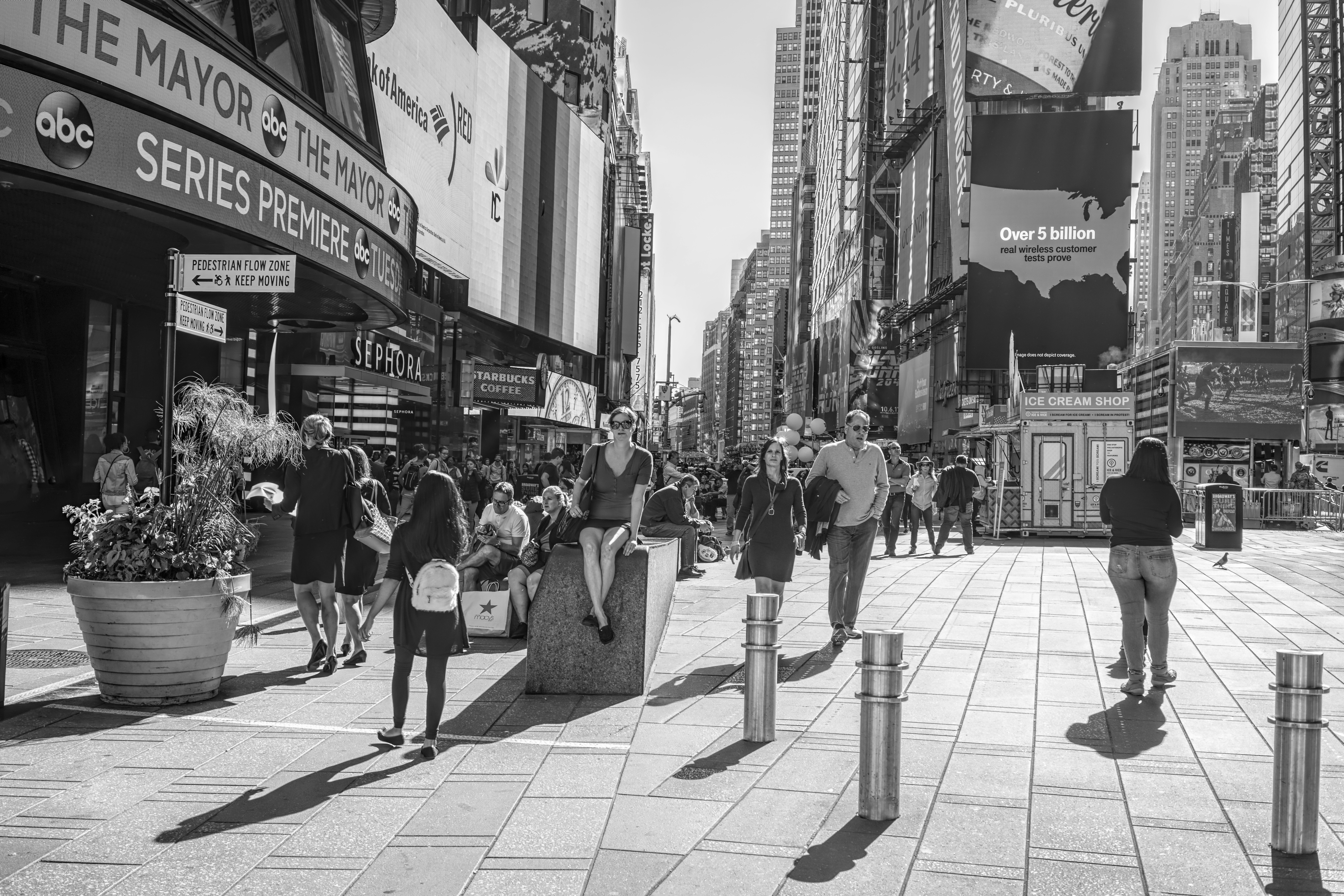 Times Square Shadows